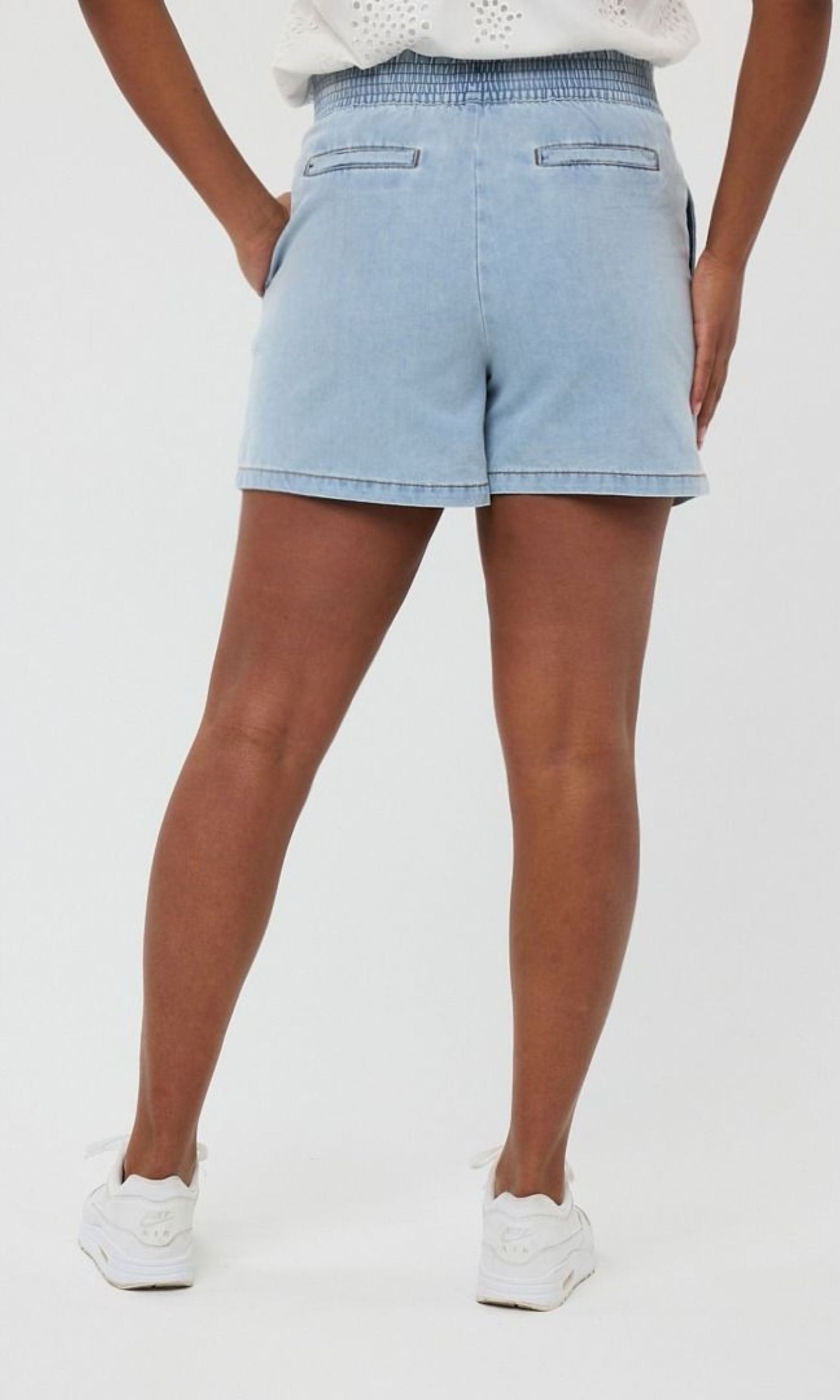 Embellished Denim Shorts
