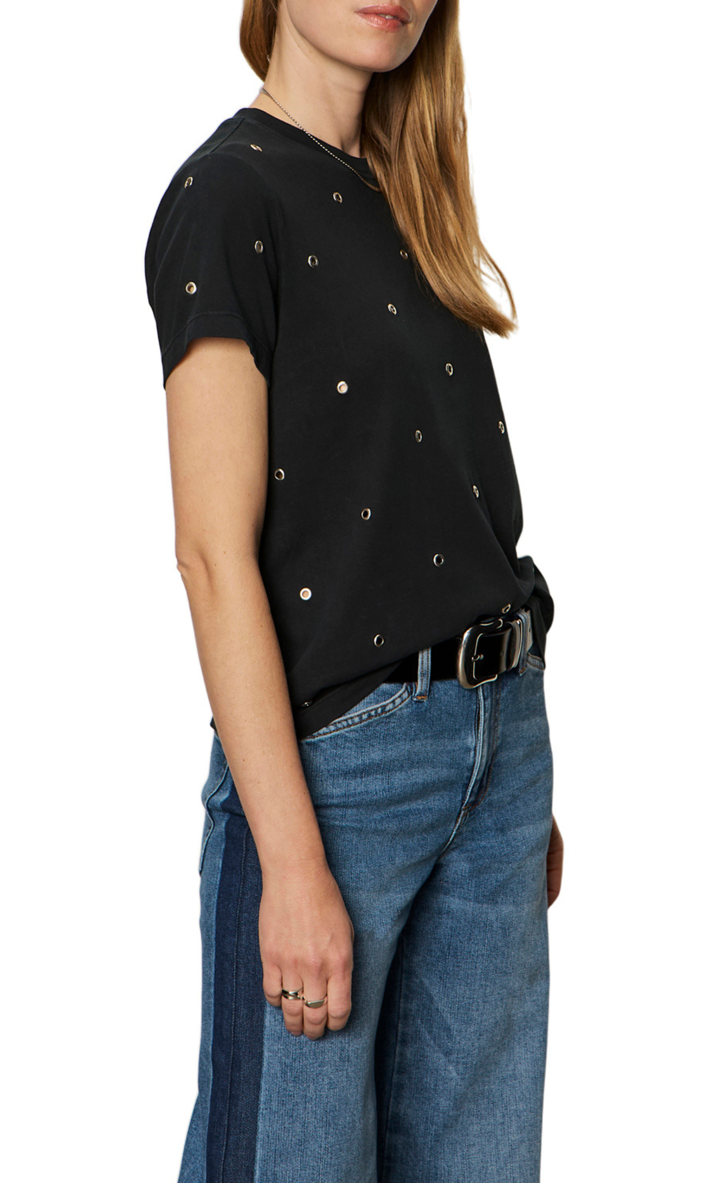 Grommet Studded Tee