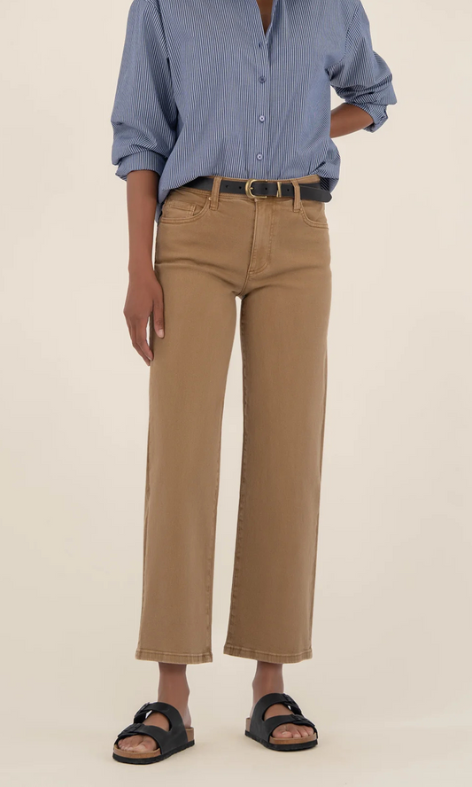 Charlotte High Rise Wide Leg - Caramel