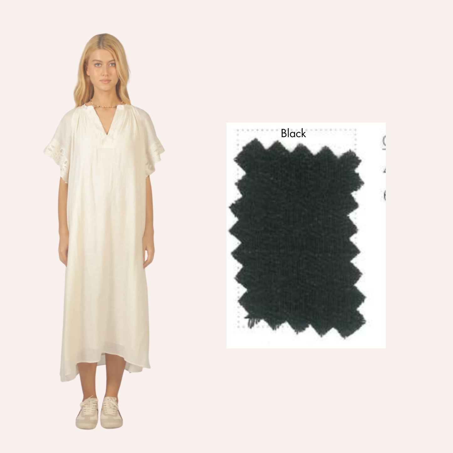 Whisper Lace V-Neck Dress (3 colours)