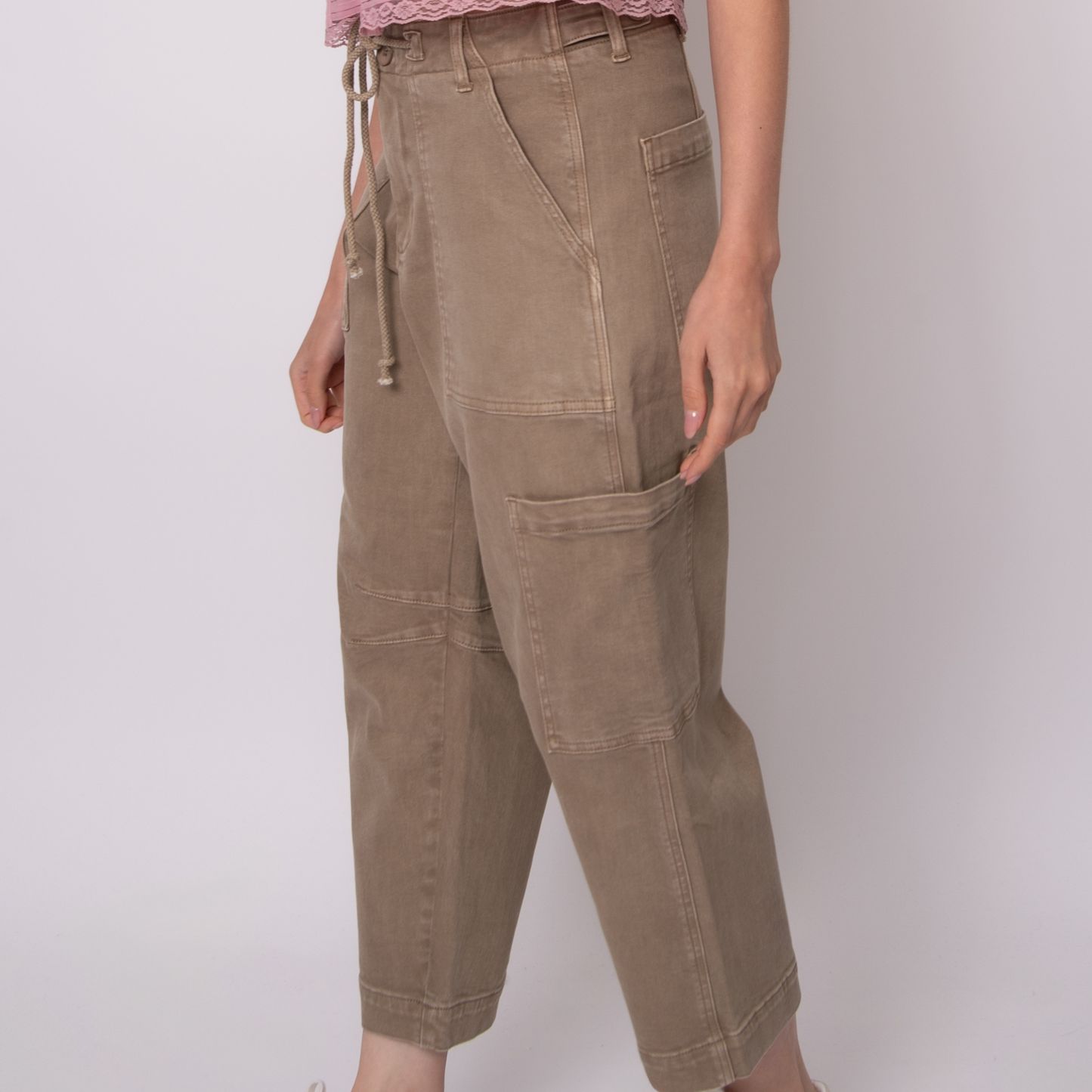 Julie Stretch Twill Cargo Pants (2 Colours)
