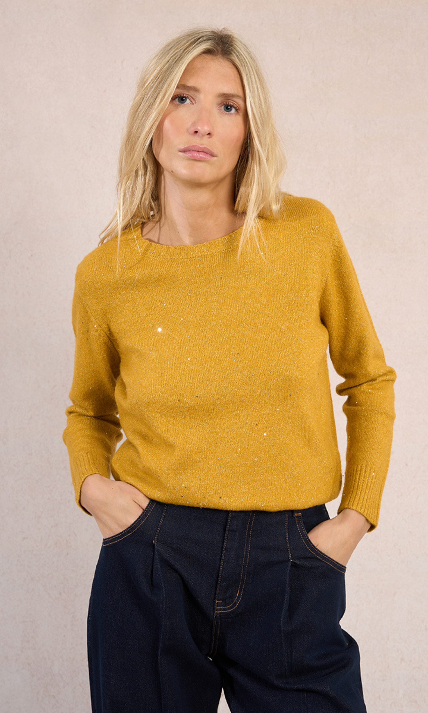 Sweater Sprinkled with Sequins