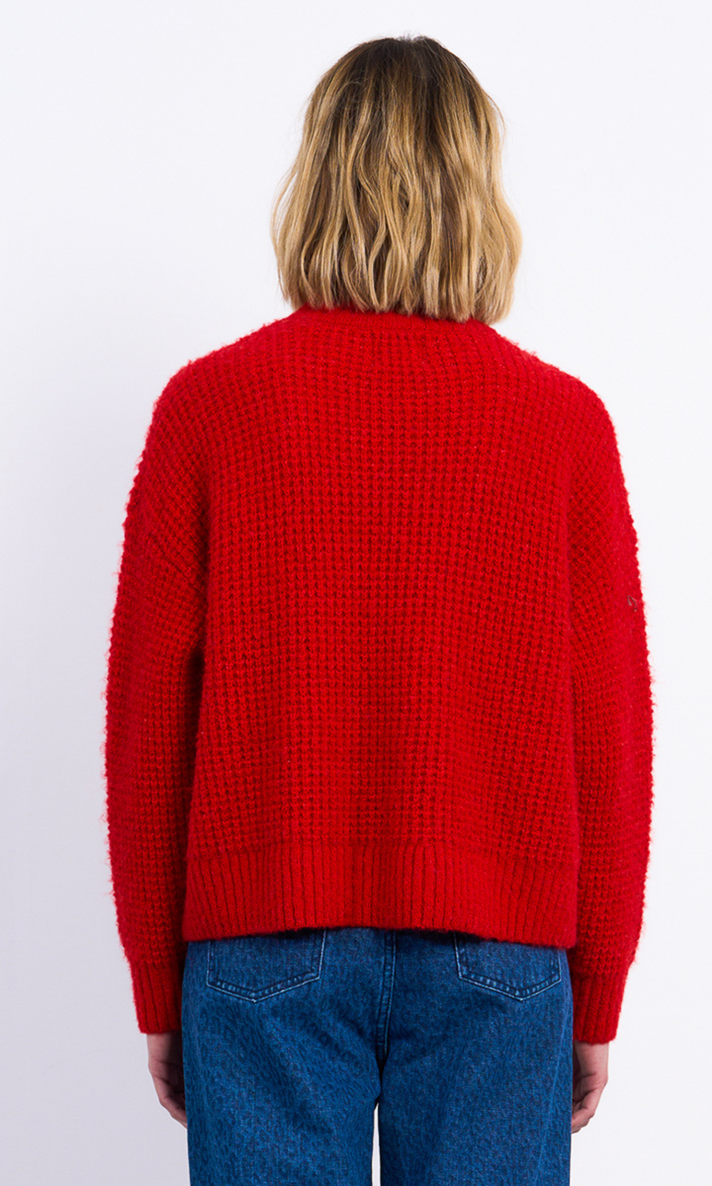 Waffle Knit Sweater