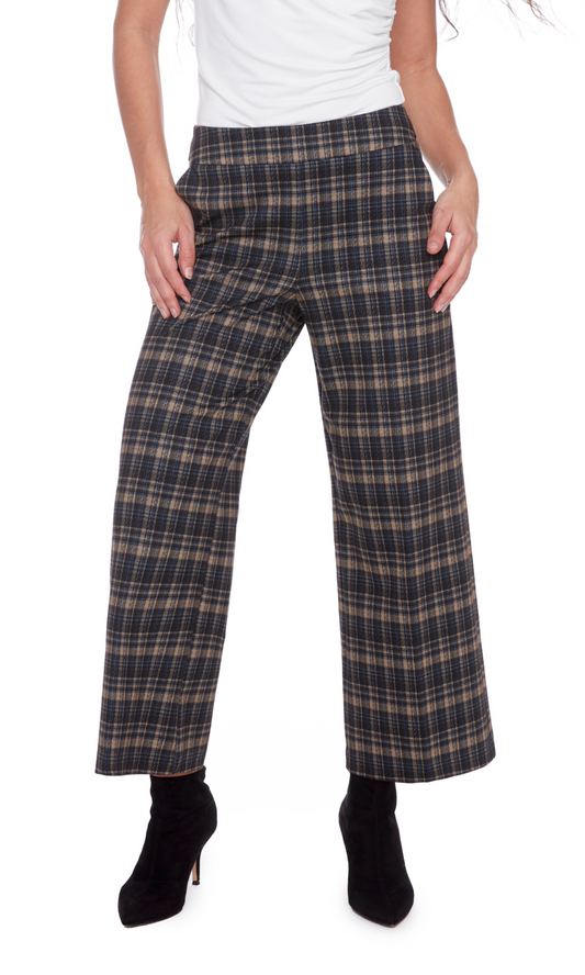 Senna Ponte Wide Leg Pant (Cropped Length)