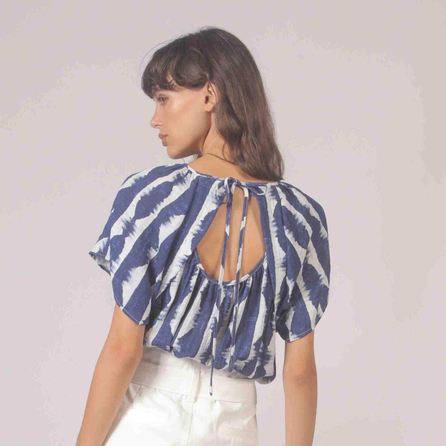 Santorini Tie-Dye Top