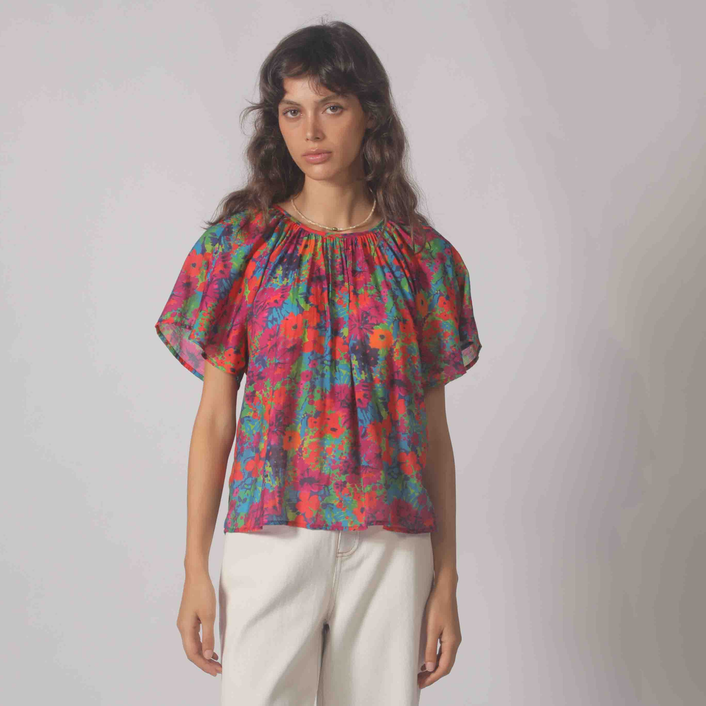 Fiesta Floral Blouse