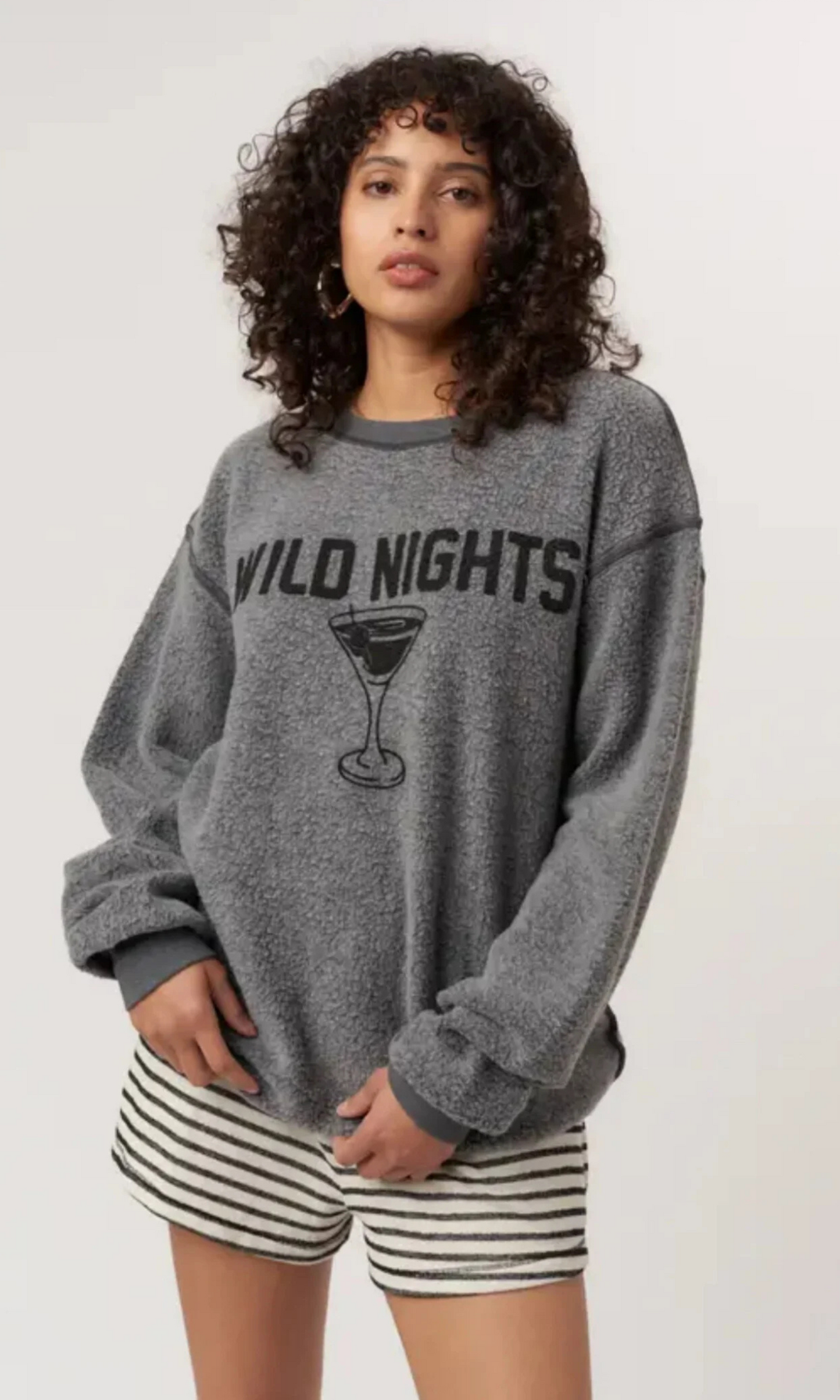 Lazy Days/Wild Nights Reversible Sweatshirt