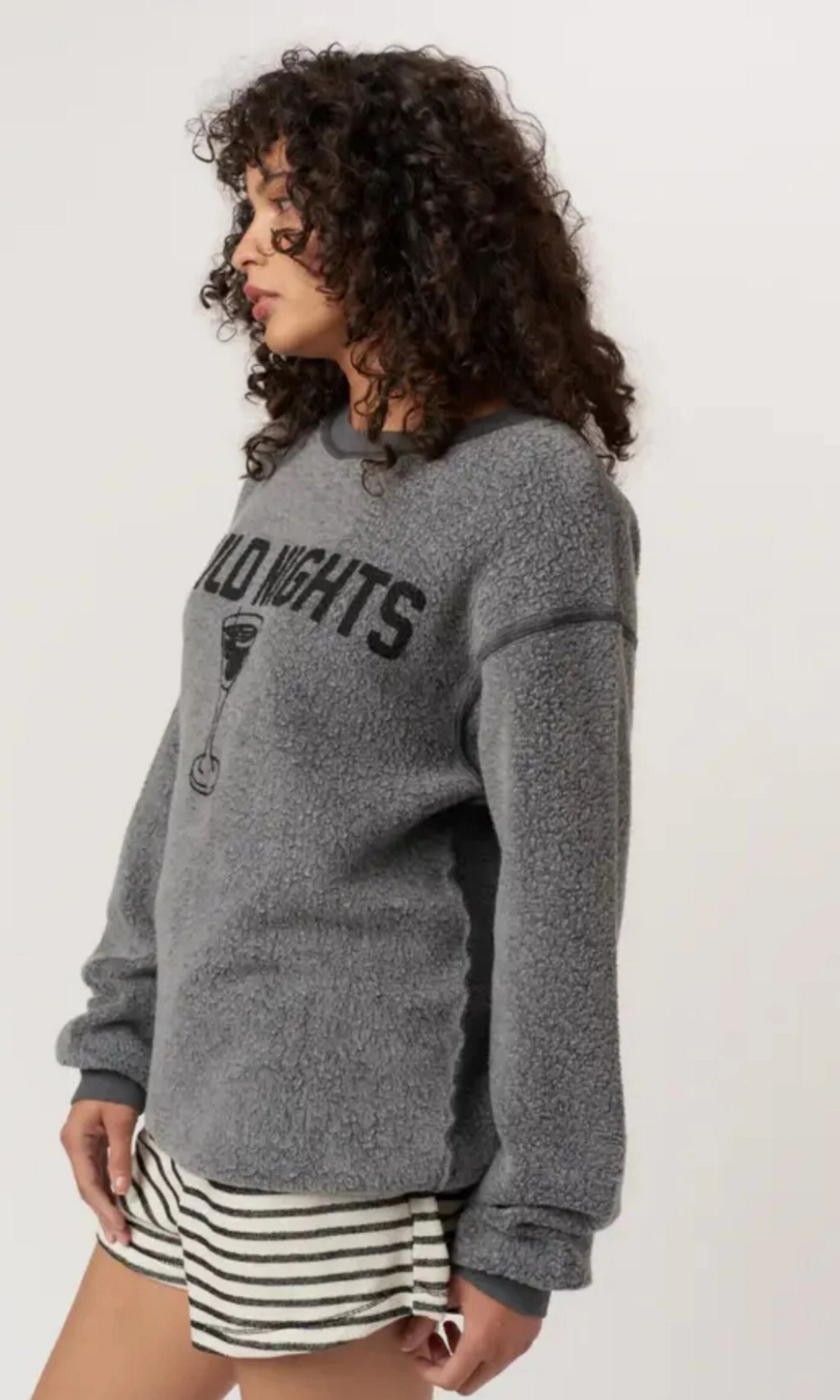 Lazy Days/Wild Nights Reversible Sweatshirt