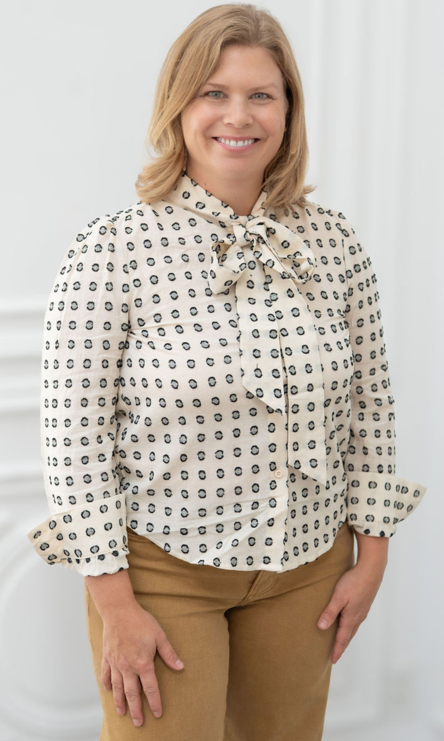 Celeste Dot Blouse