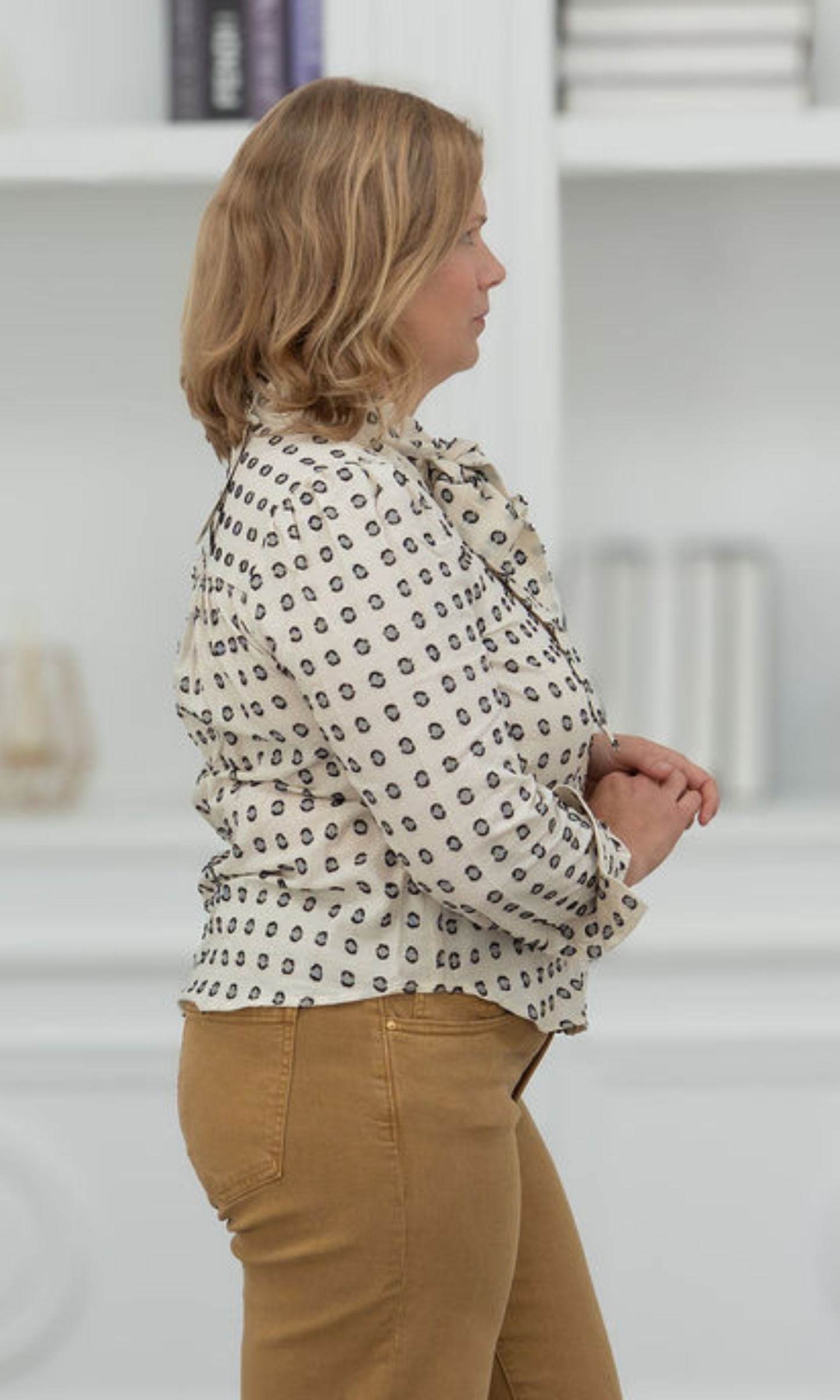 Celeste Dot Blouse