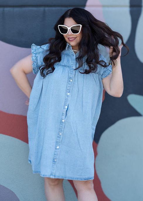 Prairie Denim Shirt Dress – Smithery