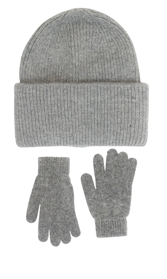Beanie Hat & Mitten Set