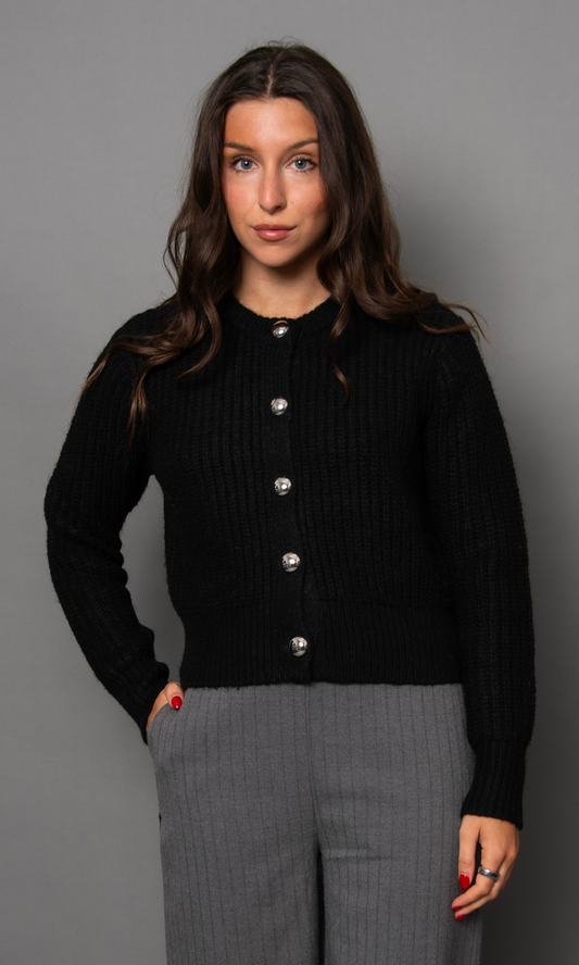 Letrice Crew Neck Cardigan