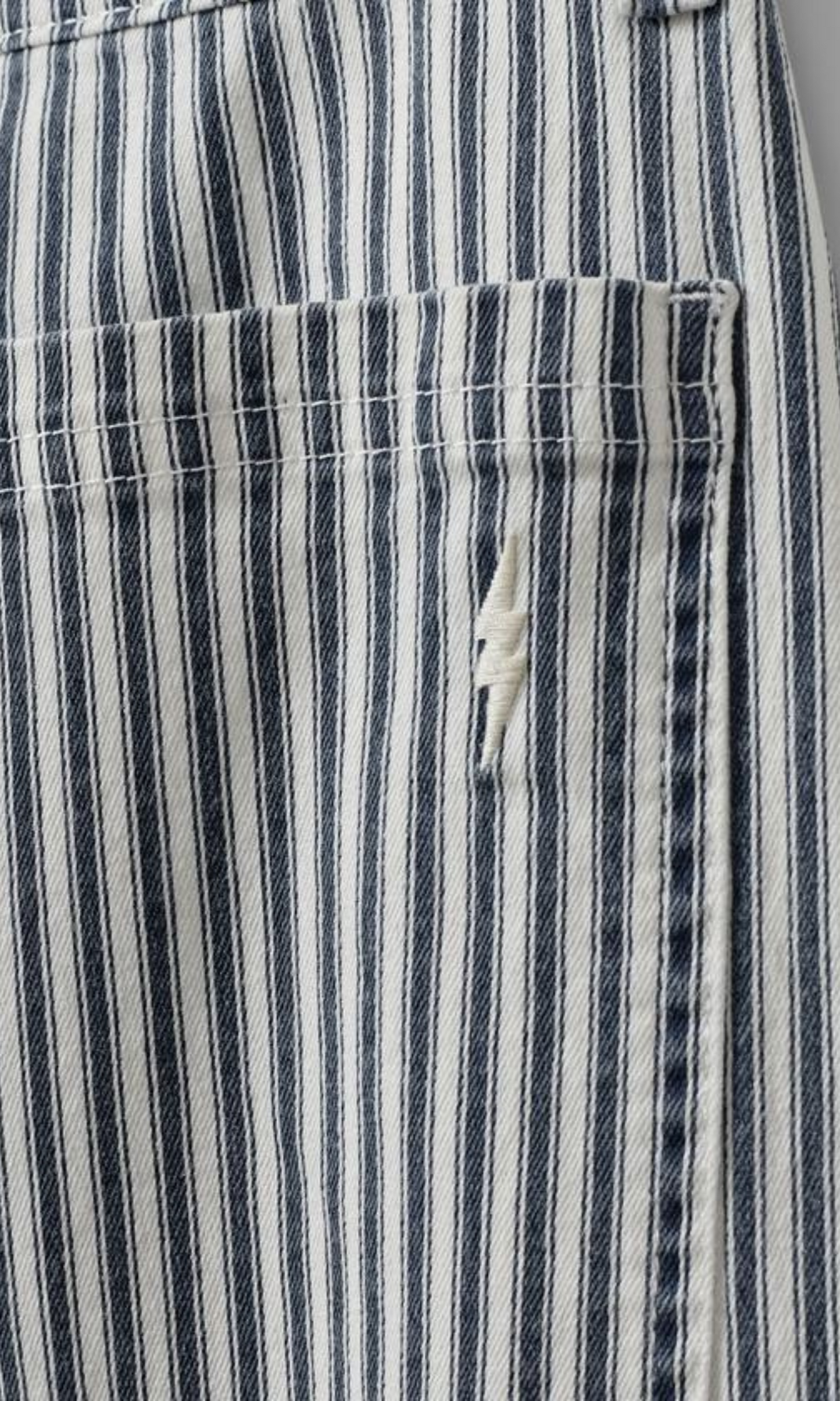 Lucca Jeans - Black Striped