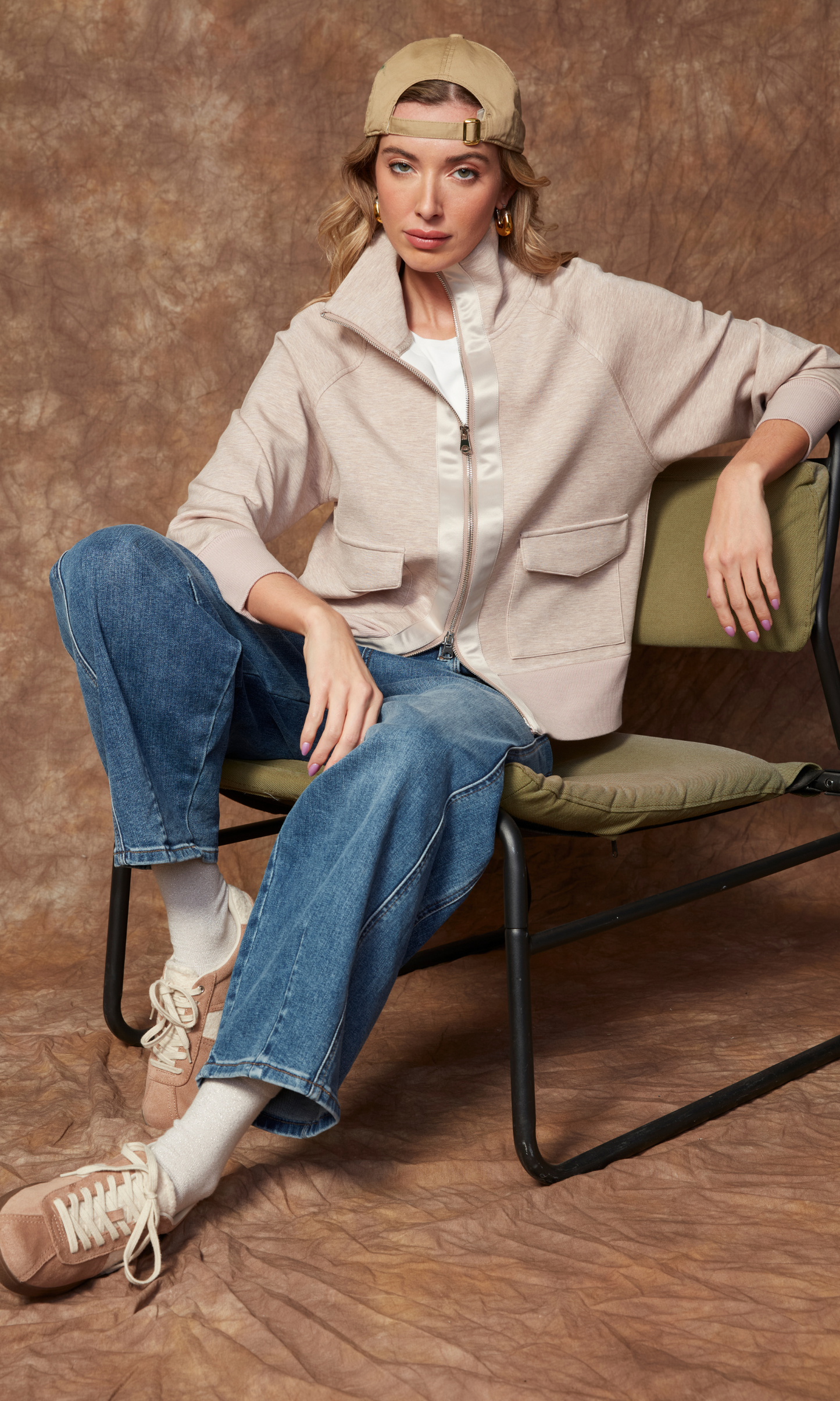 Saruna Soft Knit w/ Satin Trim Top