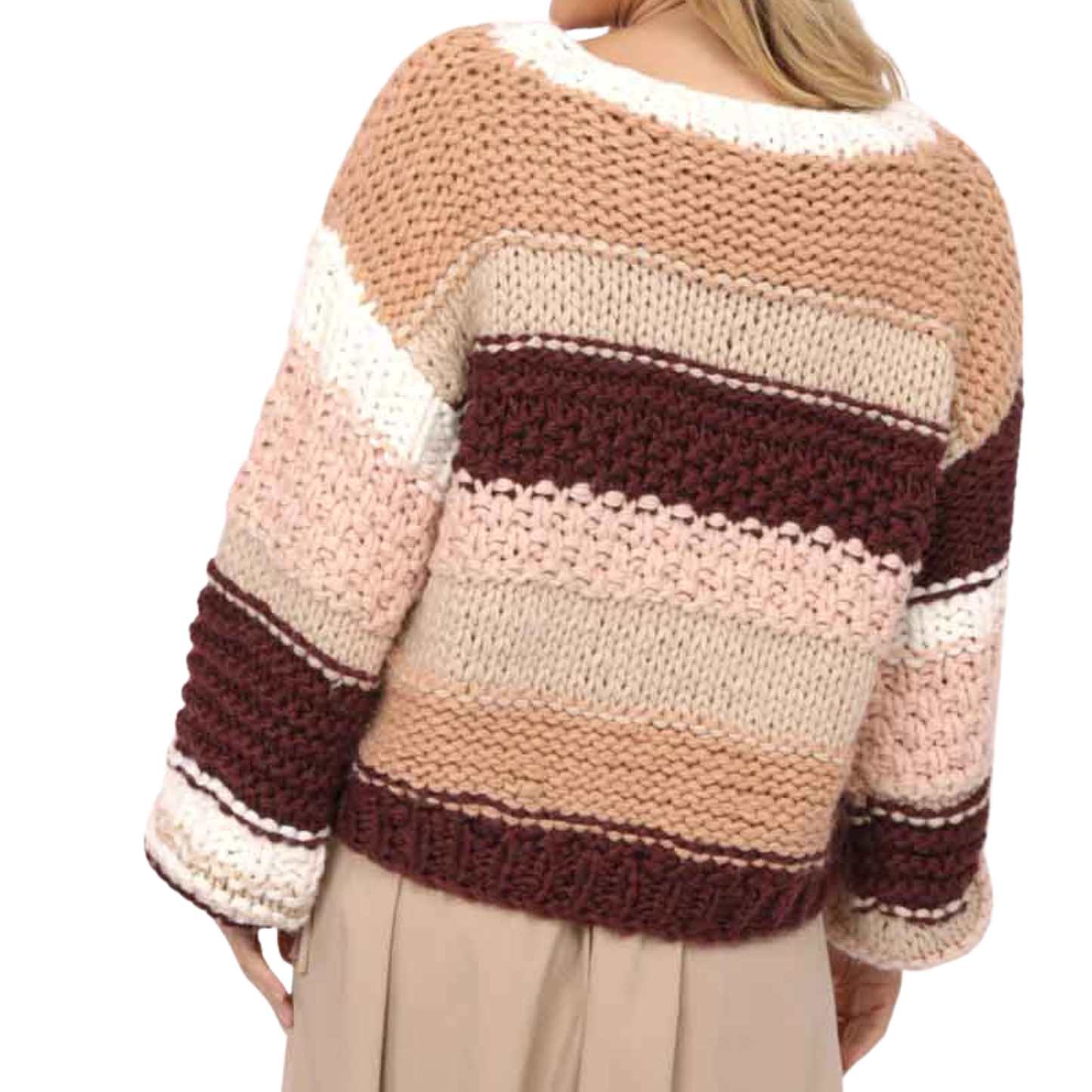 Butter Pecan Chunky Sweater