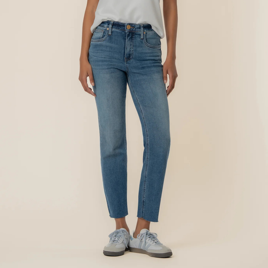 Rachael High Rise Mom w/ Raw Hem - Faithful