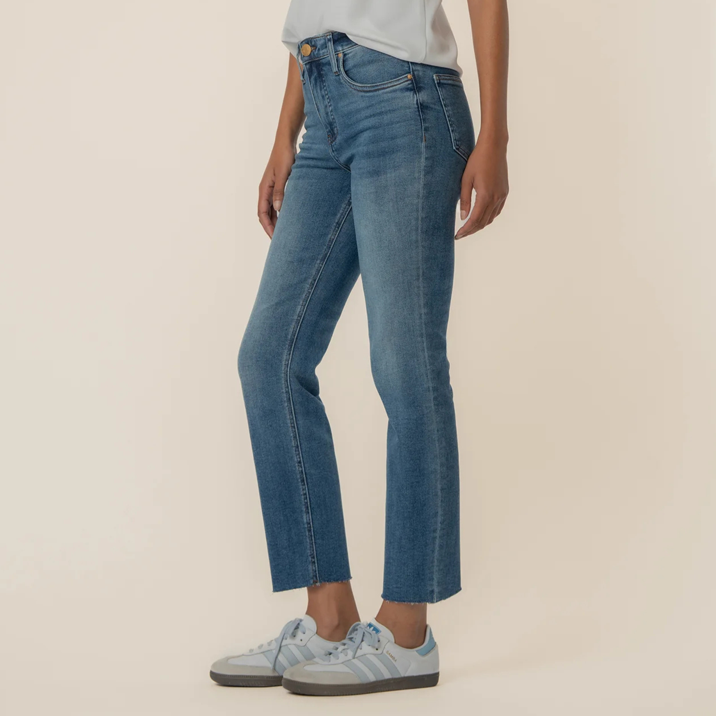 Rachael High Rise Mom w/ Raw Hem - Faithful