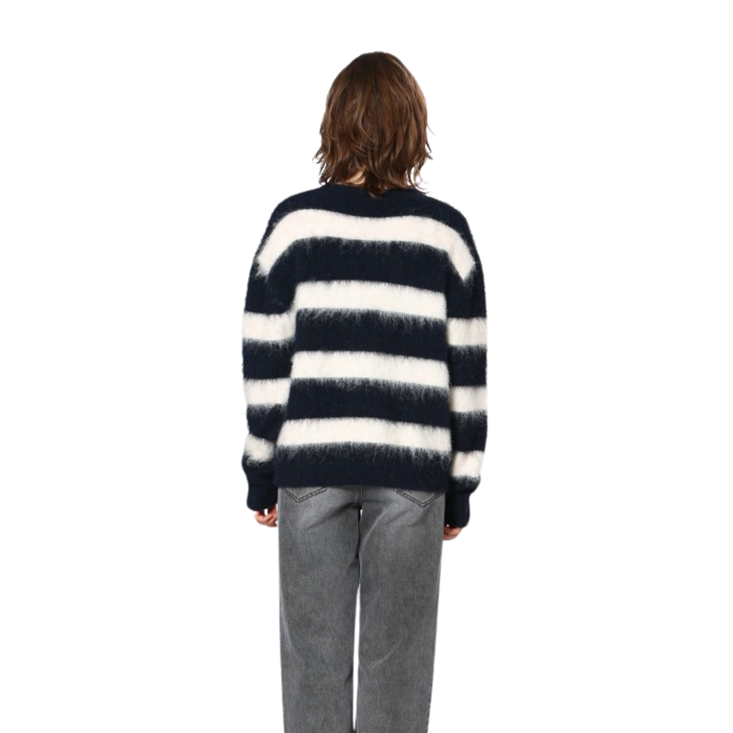 Navy Striped Sweater