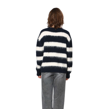 Navy Striped Sweater