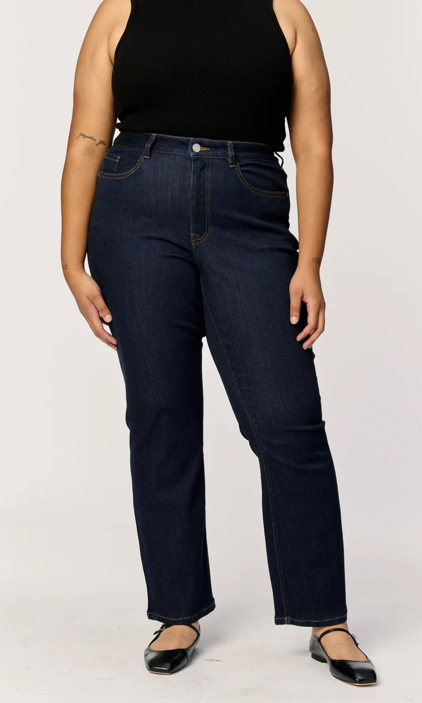 ASE Stretch Straight Leg Jeans