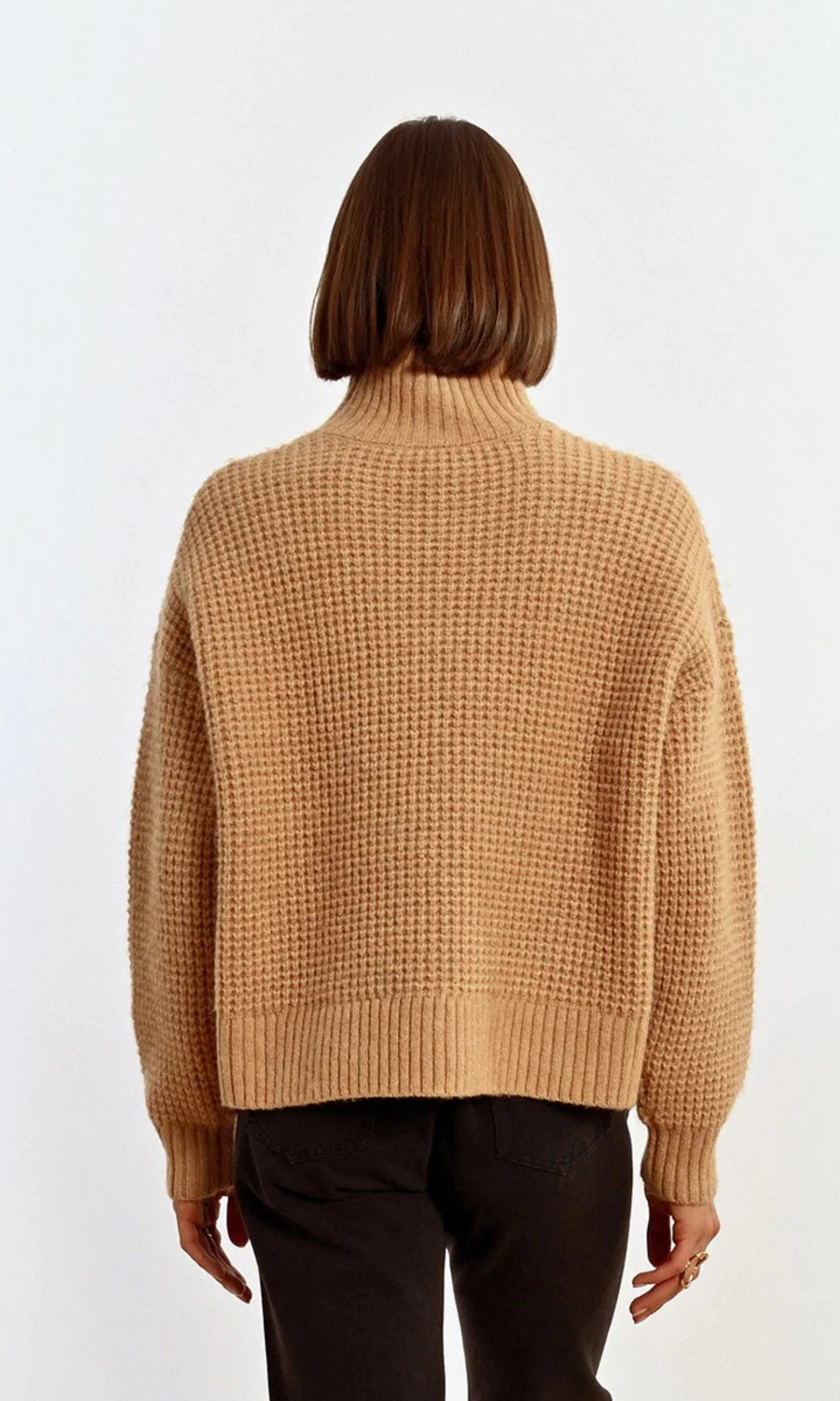 Waffle Knit Sweater