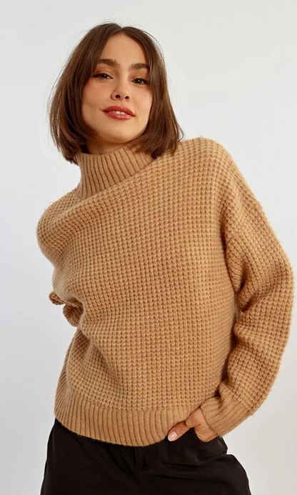 Waffle Knit Sweater