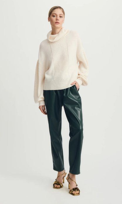 Jordyn Pant (Tan/Green)