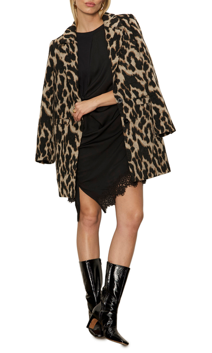 Satin Mix Tee-Shirt Dress