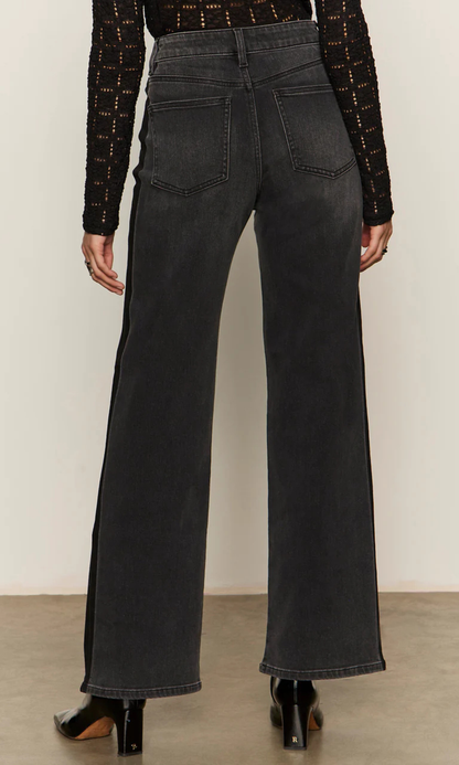 Tuxedo Relaxed Straight Black-Tie Jeans