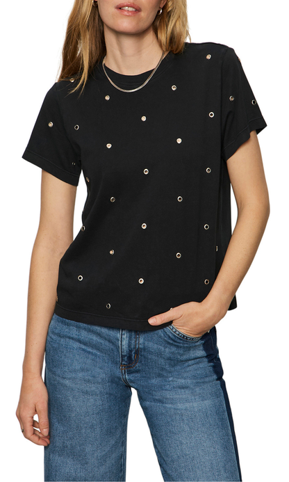 Grommet Studded Tee