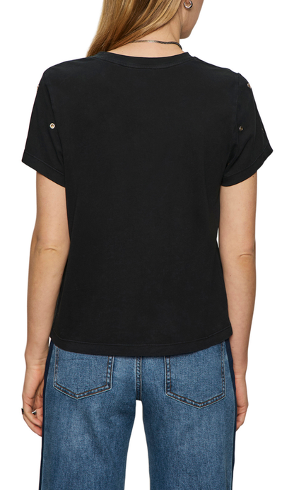 Grommet Studded Tee