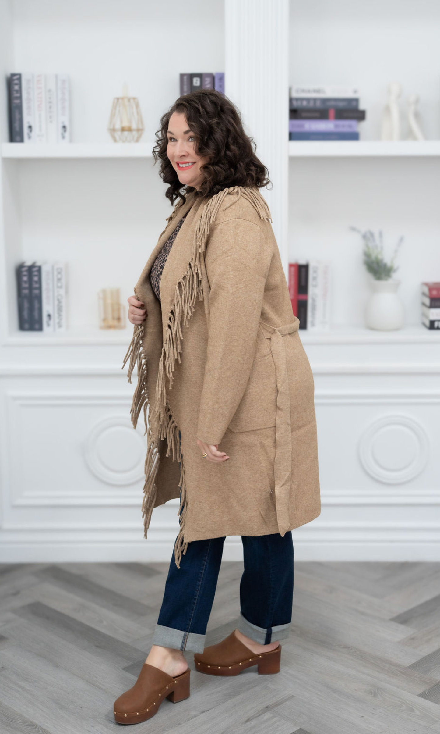 Ziggy Fringe Coatigan