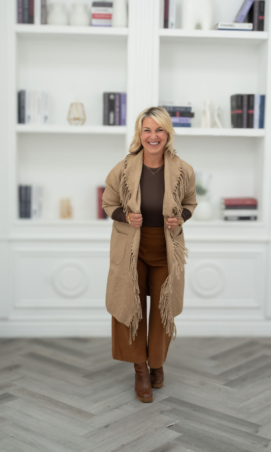 Ziggy Fringe Coatigan