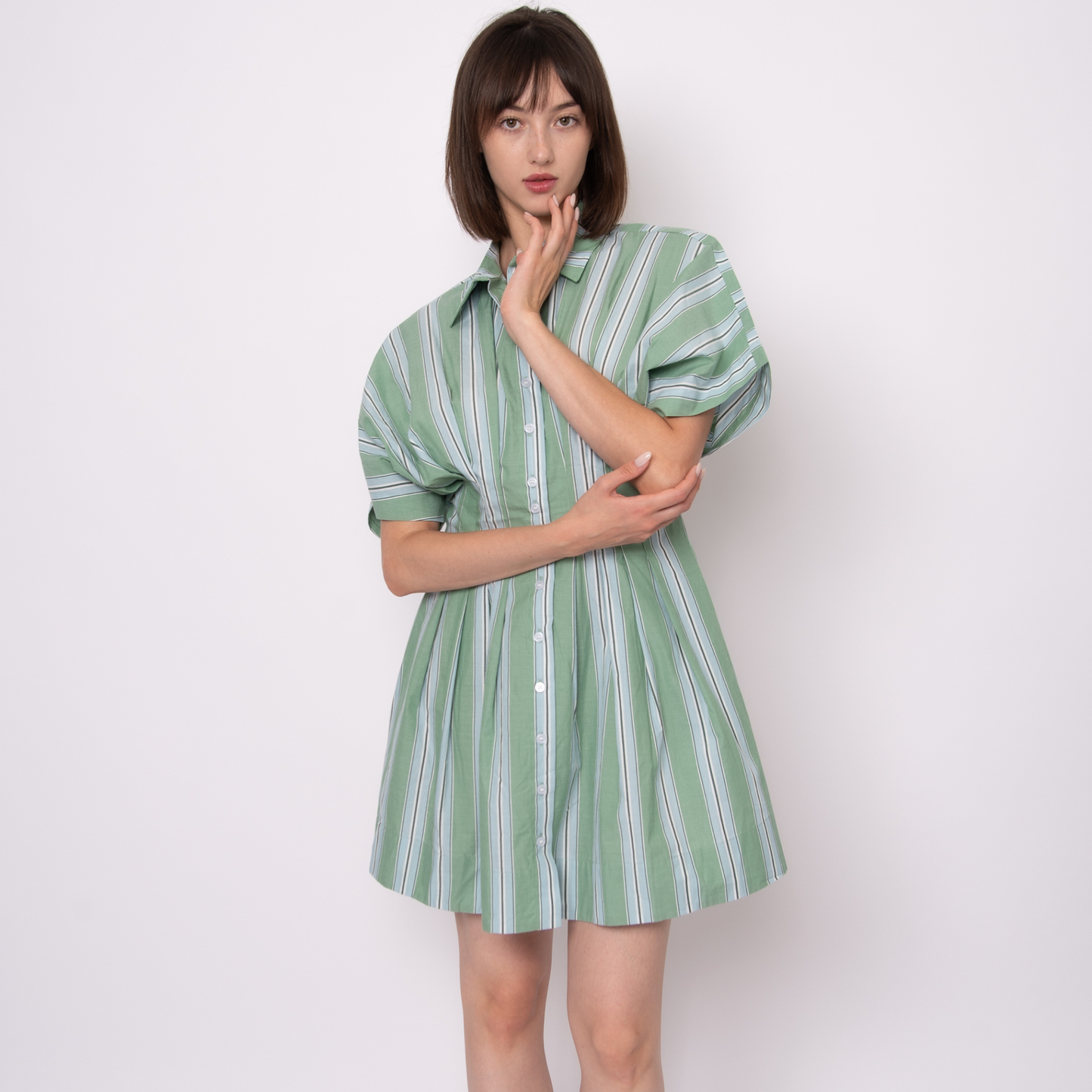 Lorine Poplin Shirt Dress (Pre-Sale)