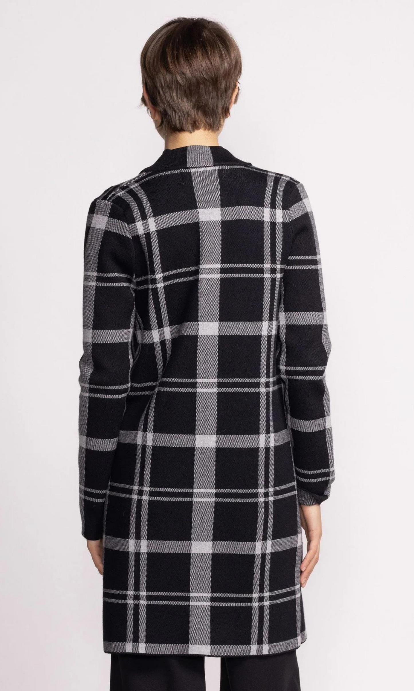 Harmon Plaid Cardi