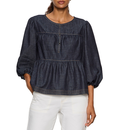 By Your Side Denim Top (Pre-Sale)