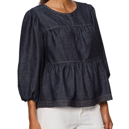 By Your Side Denim Top (Pre-Sale)
