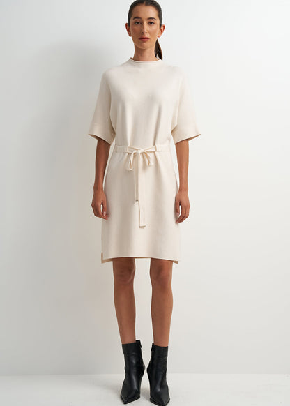Camille Belted Knit Dress