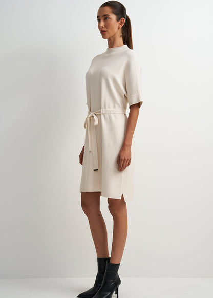 Camille Belted Knit Dress
