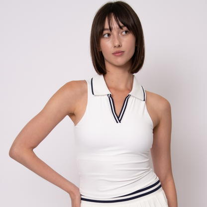Melodie Sport Collar Top (Second Skin) - 2 Colours