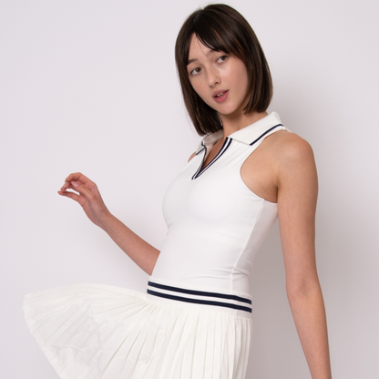 Melodie Sport Collar Top (Second Skin) - 2 Colours