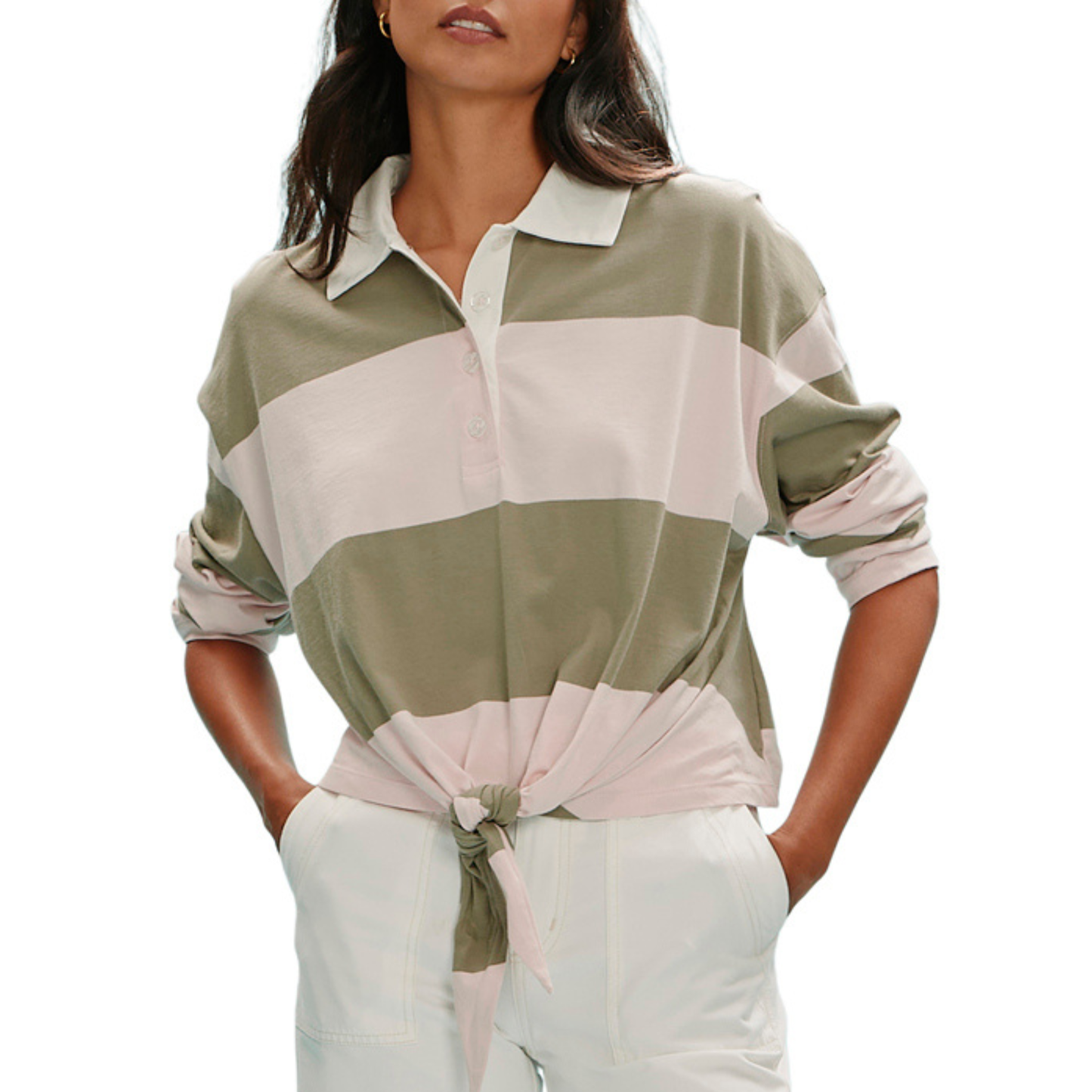 Rugby Tie Front Tee (Pre-Sale)