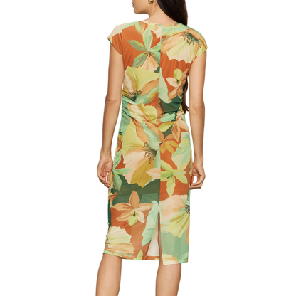 When In Doubt Mesh Midi Dress