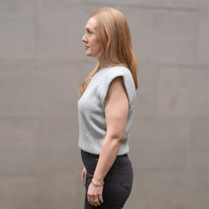 Knitted Sleeveless Sweater