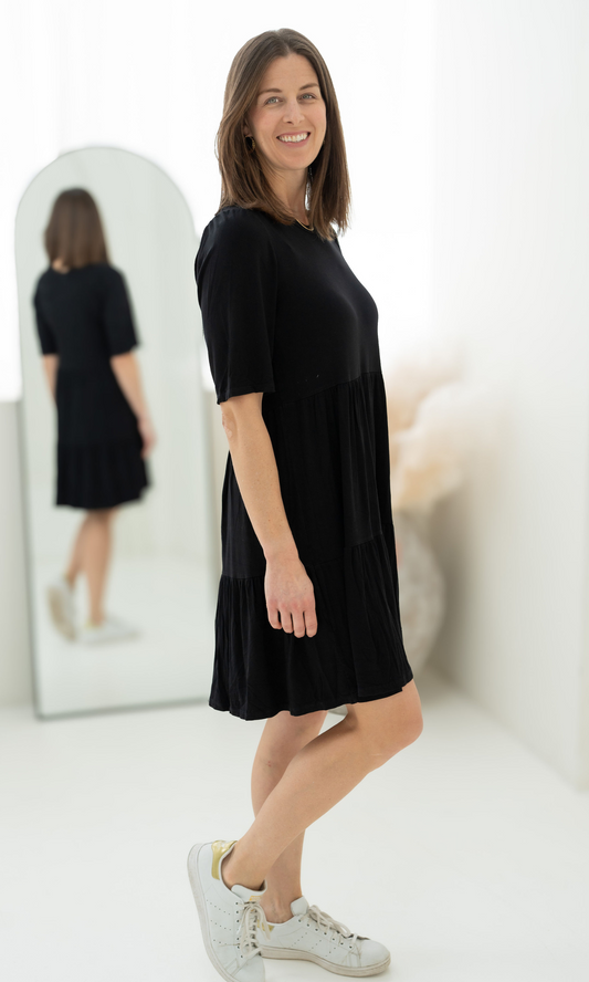 Sneaker Dress Black