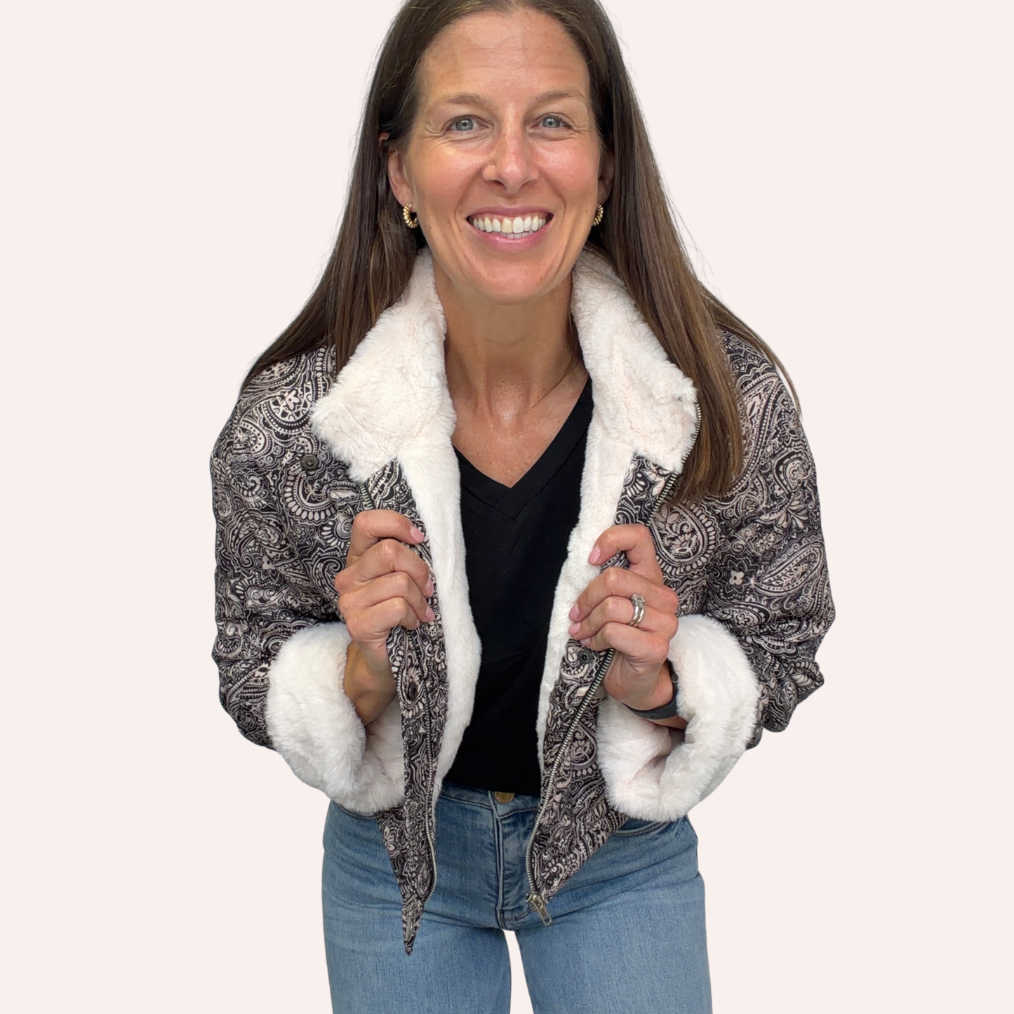 Cool Girl Puffer Sherpa