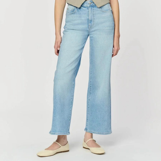 ICN Cropped Wide Leg Jeans