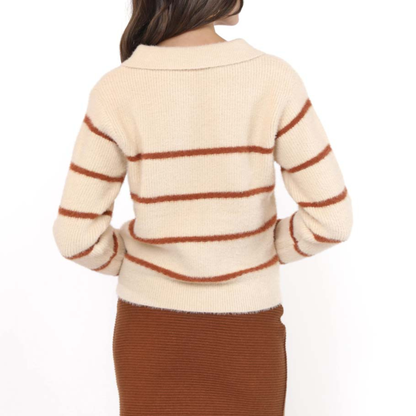 Tova Collard Striped Sweater