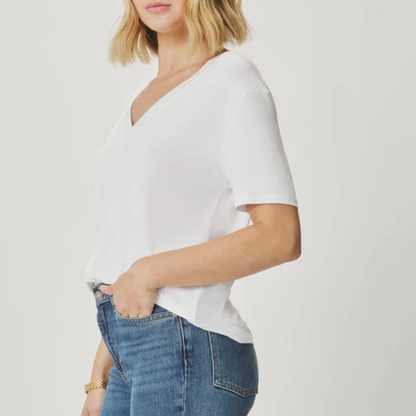 Kacey Bamboo V Neck Tee